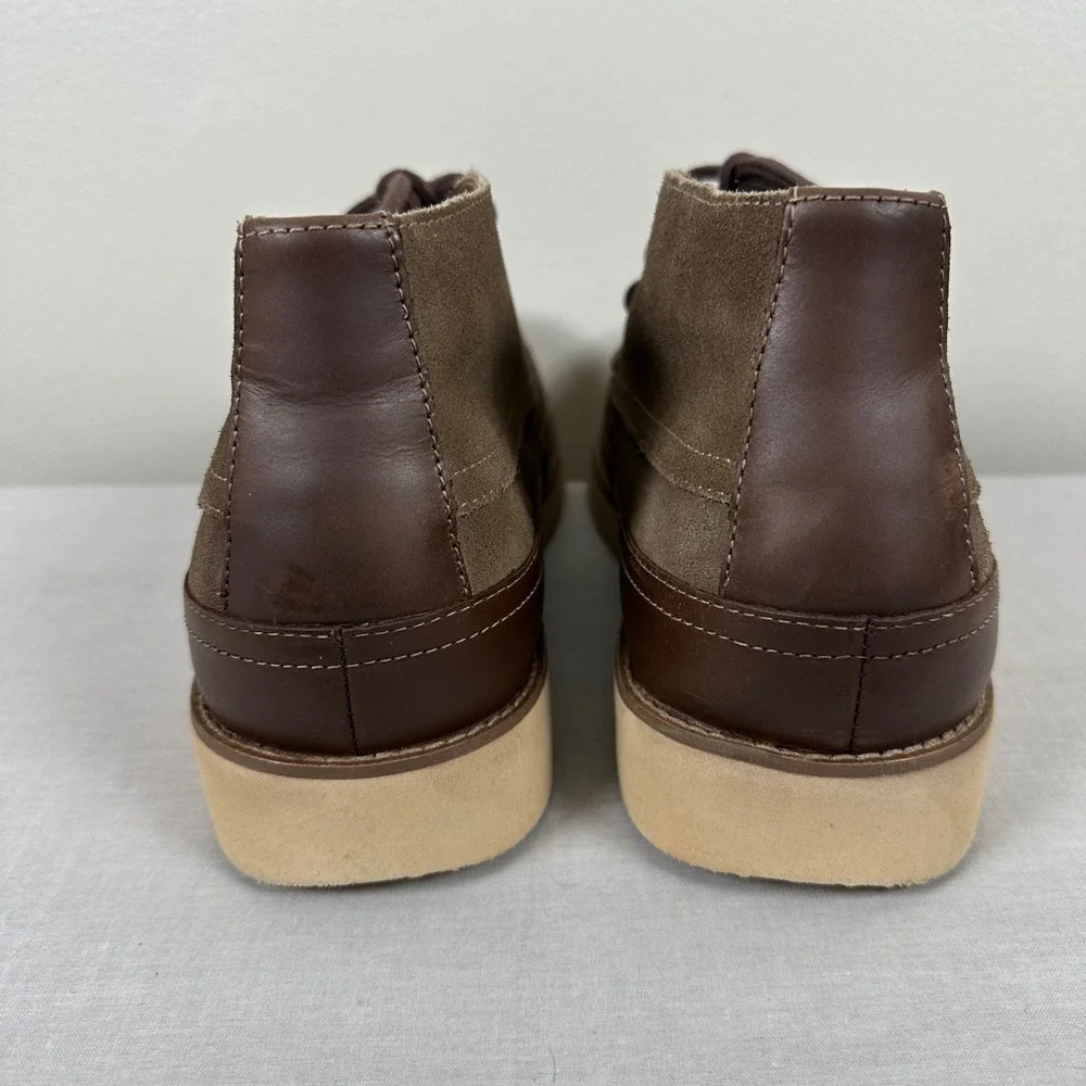 Dockers Men's 12 Calgary Chukka Boots Taupe‎ Brown Moc Toe Supreme Comfort NEW